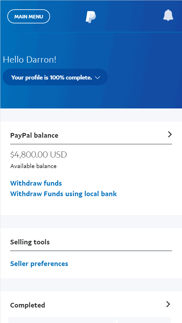 Cash Now Proof of Payment Money Instant in PayPal 2024